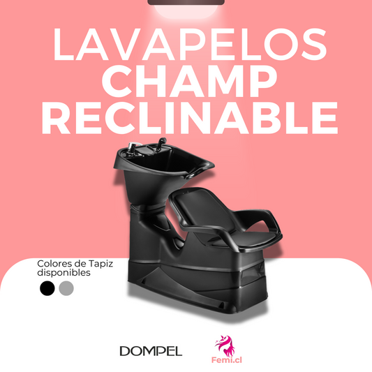 Lavapelos Champ Reclinable Tapiz Negro