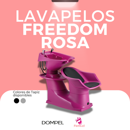 Lavapelos Freedom Rosa-Tapiz Negro