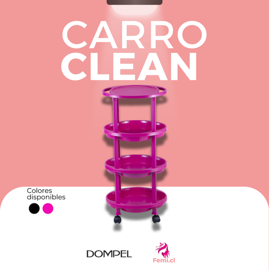 Carros Asistente Clean Rosa