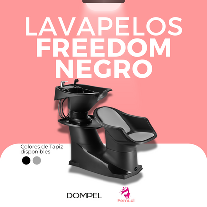 Lavapelos Freedom Negro- Tapiz Gris