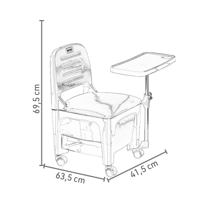 Taburete Manicura Bari
