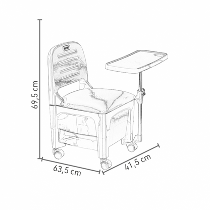 Taburete Manicura Bari